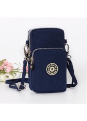 Mobile Cover Women Hanging Shoulder Mobile Phone Bag Wallet Coin Purse Zipper Small New Wild Small Messenger Bag Female