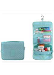 Men's Travel Bag Hanging Bathroom Organizer Travel Waterproof Nylon Cosmetic Bag