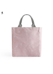 Spot Print Tote Black Thermal Bag Waterproof Oxford Beach Lunch Bag Food Picnic Bolsa Termica Women Kid Men Cooler Bag New