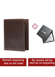 Smart Bluetooth Compatible Wallet Anti-lost Genuine Leather Mens Wallets Card Holder Wallet Finder Gifts Dad Free Engraving