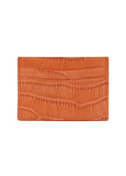 Classic Crocodile Pattern Card Holder Men Women Genuine Leather Credit Card Case ID Card Holder Card Holder Wallet Purse Pouch