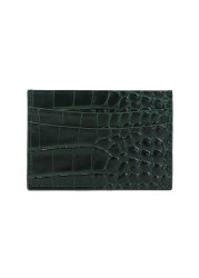 Classic Crocodile Pattern Card Holder Men Women Genuine Leather Credit Card Case ID Card Holder Card Holder Wallet Purse Pouch