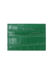 Classic Crocodile Pattern Card Holder Men Women Genuine Leather Credit Card Case ID Card Holder Card Holder Wallet Purse Pouch