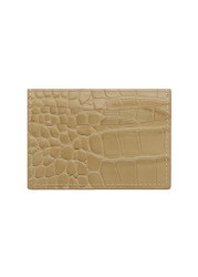 Classic Crocodile Pattern Card Holder Men Women Genuine Leather Credit Card Case ID Card Holder Card Holder Wallet Purse Pouch