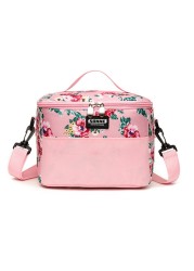 Oxford Hot Cooler Lunch Bag Female Printed Insulated Men Thermal Food Picnic Handbag Portable Lunch Box Shoulder Tote