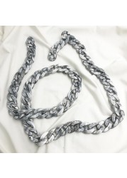 60/120cm Removable Acrylic Resin Chain Bag Strap For Handbag DIY Replacement Women Bag Handle Plastic Straps Bag Accessories