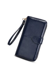 PU Leather Women Wallets Women Purses Fashion Long Zipper Women Wallet Money Coin Holder Female Long Purse Female Purse Zipper