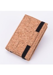 Cizicoco - Men's Rfid Leather Wallet Classic Card Holder Zipper Wallet Large Brand Luxury Wallet