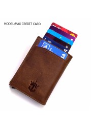 smart wallet business card holder genuine cowhide handmade smart automatic card holder men gift distributions card holder wallet wallet men card holder purse cards wallet money purse men's wallet id card holder men's wallets