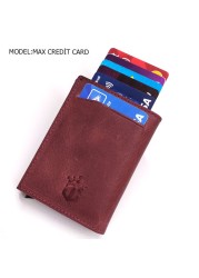 smart wallet business card holder genuine cowhide handmade smart automatic card holder men gift distributions card holder wallet wallet men card holder purse cards wallet money purse men's wallet id card holder men's wallets