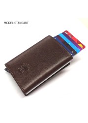 smart wallet business card holder genuine cowhide handmade smart automatic card holder men gift distributions card holder wallet wallet men card holder purse cards wallet money purse men's wallet id card holder men's wallets