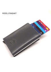 smart wallet business card holder genuine cowhide handmade smart automatic card holder men gift distributions card holder wallet wallet men card holder purse cards wallet money purse men's wallet id card holder men's wallets