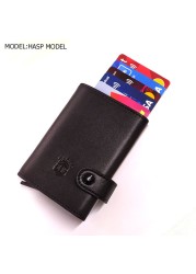 smart wallet business card holder genuine cowhide handmade smart automatic card holder men gift distributions card holder wallet wallet men card holder purse cards wallet money purse men's wallet id card holder men's wallets