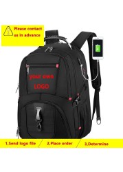 Crossten 17 Inch Durable Laptop Backpack 45L Travel Bag College Book Bag USB Charging Port Water Resistant Swiss-Multifunction