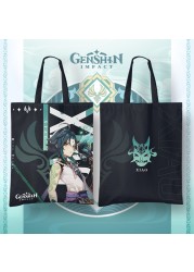 Jinshin Effect Two-Dimensional Project Kaidehara Kazuha Cartoon Anime Manga Game Peripheral Shoulder Bag Shopping Storage Bag