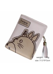 High Quality Women Wallets Totoro Design Ladies Clutch PU Leather Wallet Student Coin Purse Money Bags Long/Short Card Holder