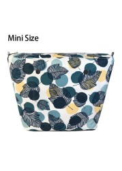 Floral trim waterproof inner insert, classic small inner pocket, handbags accessory