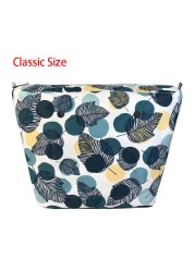 Floral trim waterproof inner insert, classic small inner pocket, handbags accessory