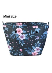 Floral trim waterproof inner insert, classic small inner pocket, handbags accessory