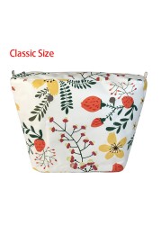 Floral trim waterproof inner insert, classic small inner pocket, handbags accessory