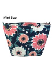 Floral trim waterproof inner insert, classic small inner pocket, handbags accessory