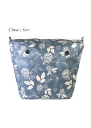 Floral trim waterproof inner insert, classic small inner pocket, handbags accessory