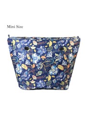 Floral trim waterproof inner insert, classic small inner pocket, handbags accessory