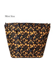 Floral trim waterproof inner insert, classic small inner pocket, handbags accessory