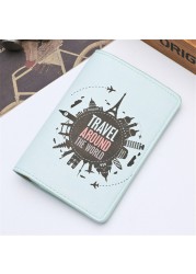 Zoukane New Passport Cover Card Bag Case Women Men Travel Credit Card Holder Travel ID and Document Passport Holder CH02A