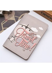 Zoukane New Passport Cover Card Bag Case Women Men Travel Credit Card Holder Travel ID and Document Passport Holder CH02A