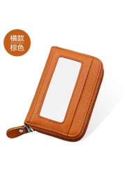 Travel Trip Bank Card Organizer Passport Wallet ID Card Holder Ticket Credit Card Case Zipper