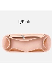 BAMADER Fits Brand Women's Bags Insert Bags Felt Cloth Travel Portable Toiletry Bag for Men Girl Storage Toiletry Liner Bags