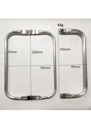 5pcs 13cm 19cm 16cm 20cm 22cm 24cm 25cm 30cm Doctor Metal Purse Frame Handle Frame for Handbag DIY Sewing 0128