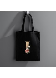 2021 Floral Letters Women Bags Women Small Canvas Shopping Bag Luxury Designer Handbag Shopping Handbags