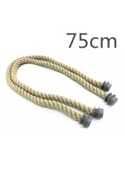 45cm/50cm/65cm/75cm cotton and hemp rope bag handles for obag bag handles accessories use