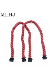 45cm/50cm/65cm/75cm cotton and hemp rope bag handles for obag bag handles accessories use