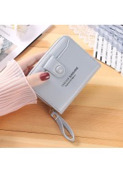 Wallet Women 2022 Lady Short Wallets Clutch Bag Money Small Purses Fold Leather Female Coin Purse Card Holder Carteira Feminina