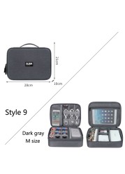 POP Digital Power Bank Bag Receive Accessories Case for ipad Cable Organizer Portable Bag for USB