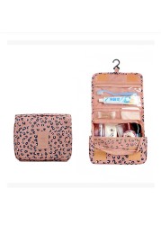 Women Travel Bath Make Up Bag Ladies Waterproof Hanging Cosmetic Bags Female Zipper Essential Toiletry Bag Travel Organizer