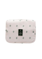 Women Travel Bath Make Up Bag Ladies Waterproof Hanging Cosmetic Bags Female Zipper Essential Toiletry Bag Travel Organizer