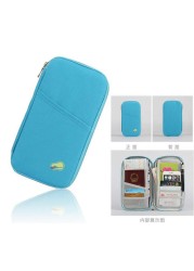 Men's and Women's Polyester Travel Bag Travel Accessories Luggage Cover Wallet ID Bag Luggage