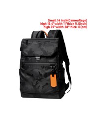 Men City Simplicity Business Casual Laptop Backpack For 14 Inch Fashion Light Sport School Bag Waterproof Dropshipping