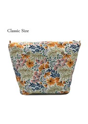 Women's Classic Mini Floral Briefcase Bag, Interior Zipper Pocket, Water Resistant Coating