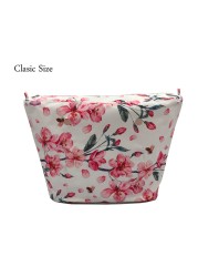 Women's Classic Mini Floral Briefcase Bag, Interior Zipper Pocket, Water Resistant Coating