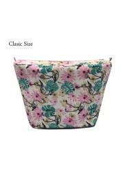 Women's Classic Mini Floral Briefcase Bag, Interior Zipper Pocket, Water Resistant Coating