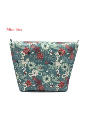 Women's Classic Mini Floral Briefcase Bag, Interior Zipper Pocket, Water Resistant Coating