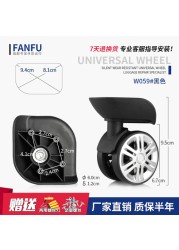 Trolley Luggage Trunk Wheel Accessories Wheel Pulley Password Suitcase Luggage Box Universal Wheel Replacement Repair Part