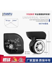 Trolley Luggage Trunk Wheel Accessories Wheel Pulley Password Suitcase Luggage Box Universal Wheel Replacement Repair Part