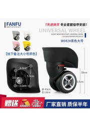 Trolley Luggage Trunk Wheel Accessories Wheel Pulley Password Suitcase Luggage Box Universal Wheel Replacement Repair Part