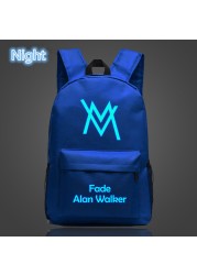 Music DJ Comic Alan Walker Faded Backpack High Quality School Bag Travel Bags For Men And Women